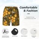 thumbnail image 3 of Fotbe Bees and Honeycombs Traje de Baño para Hombre – Shorts de Natación de Secado Rápido con Forro y Bolsillos-X-Large, 3 of 6