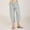 Gray-01, variant on Owordtank Plus Size Cotton Linen Capris for Women Wide Leg Drawstring Elastic Trouser Casual Pants