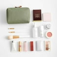 thumbnail image 2 of Portable Zipper Bag Travel Organizer Large Capacity Wash Pouch Square Bag Cosmetic Cases Cosmetic Bag Storage Toiletry Bag Makeup Bags PINK, 2 of 8