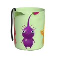 thumbnail image 1 of Yiaed Pikmin Pattern Automotive Garbage Cans,Car Trash Can Trash Garbage Bag Foldable Organizer Car Hanging Vehicle Trash Bin for Back/Front Seat & Console, 1 of 7