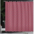 thumbnail image 3 of Ambesonne Antique Oriental Shower Curtain, Bohemian Mosaic, 69"Wx75"L, Slate Blue and Dark Pink, 3 of 4