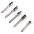 thumbnail image 4 of Precision Tungsten Carbide Burr, Solid Carbide Rotary File Set for Precision Metalwork, Wood Carving, Jewelry Making, Heat-Treated for High Strength and Durability, 10PCS, 4 of 5