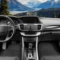 thumbnail image 3 of 4 Piece Front & Rear Heavy Duty Rubber Floor Mats for Car SUV Van & Truck - Weather Protection Universal Fit, 3 of 5