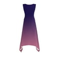 thumbnail image 4 of JMKQLZ Womens Dresses Sleeveless Round Neck Drawstring Casual Ruffle A-Line Mini Dress, 4 of 8