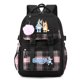 thumbnail image 1 of Bonita mochila Bluey con estampado de bingos, mochila escolar impermeable para estudiantes, gran capacidad, regalo de cumpleaños para niños, papelería para estudiantes, 1 of 3