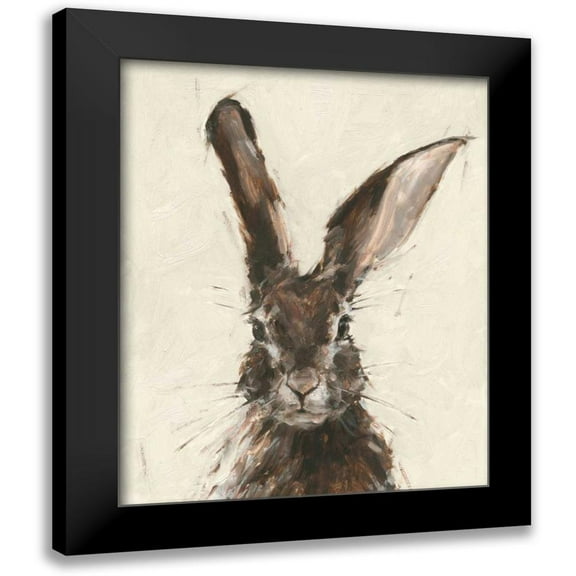 Harper, Ethan 12x14 Black Modern Framed Museum Art Print Titled - European Hare II