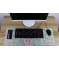 thumbnail image 6 of Vintage Flower Gaming Mouse Pad XL, Extended Large Full Desk Mousepad 31.5 X 11.8 Inch, Waterproof Big Mouse Pad with Stitched Edge, Non-Slip Long Keyboard Mat for Office & Home, 6 of 6