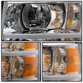 thumbnail image 5 of CROSSDESIGN Headlights Fit for Chevy Silverado 1500 2007-2013/Chevy Silverado 2500 3500 & HD Models 2007-2014 Headlamps, 5 of 9