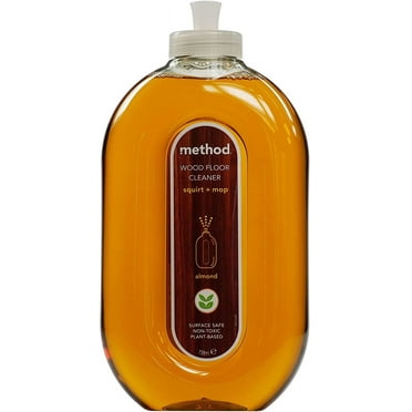 Method 00562 Squirt   Mop Wood Floor Cleaner, Almond Scent, 25 oz Squirt Bottle