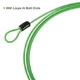 thumbnail image 4 of Uxcell 2.5mmx1m Cable de Seguridad de Acero Recubierto para Cerradura de Equipaje Doble Bucle Verde, 4 of 5