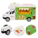 thumbnail image 5 of WORGEOUS Juego De Camión De Comida, Camión De Comida De Pizza De Plástico para Niños, Juguete De Educación Temprana, Juegos De Imaginación, Juguetes De Comida para Niños Pequeños, 5 of 9
