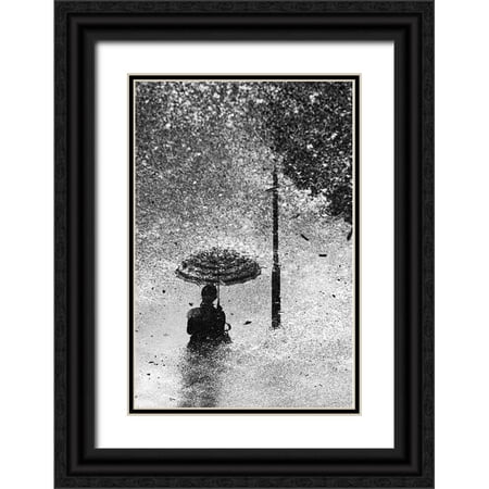 Watanabe, Kentaro 11x14 Black Ornate Wood Framed with Double Matting Museum Art Print Titled - Ground
