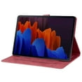 thumbnail image 6 of TECH CIRCLE Galaxy Tab S8 Plus 2022/S7 FE 2021/S7 Plus 2020 12.4 inch Case with S Pen Holder,Slim Case Folio PU Leather Protective Multiple Viewing Angles Stand Auto Wake/Sleep Cover, Winered, 6 of 8