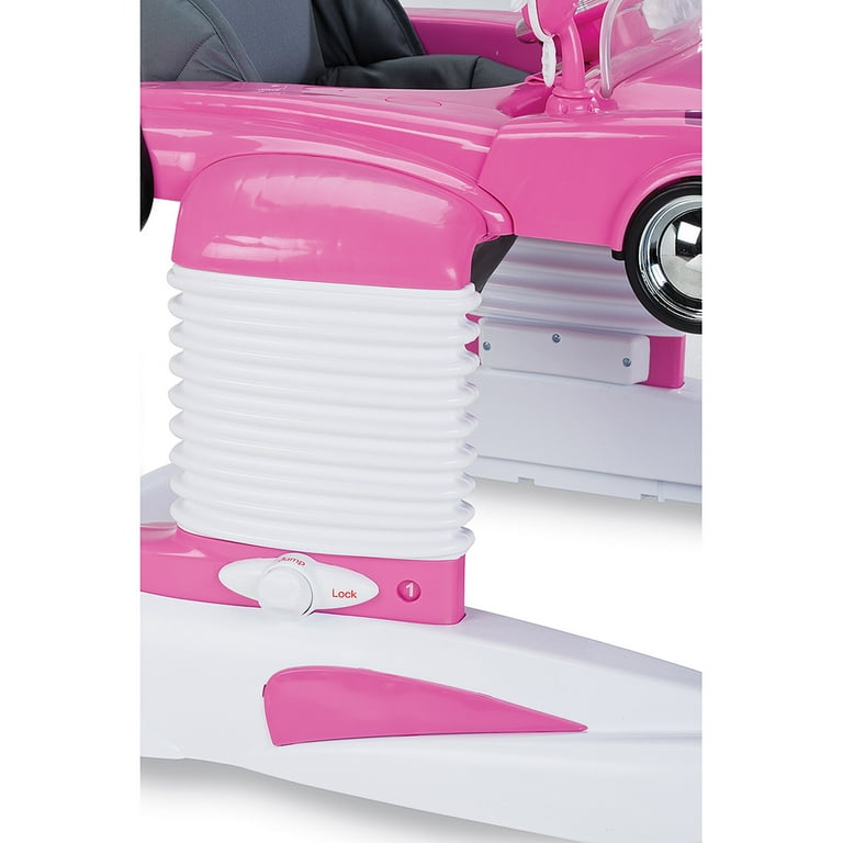 Pink top car walker