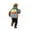 Green, variant on School Backpack for Teens Color Block Hiking Backpack Large Capacity Multi Pocket Casual Outdoor Travel Daypack