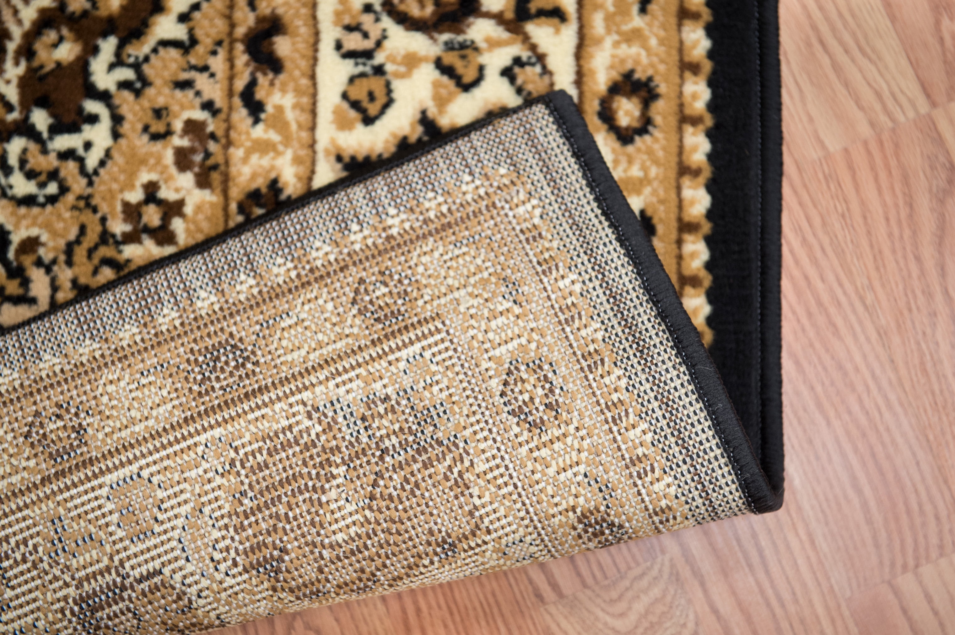 United Weavers Plaza Felicity Runner Rug, Medallion Pattern, Black, 2'3 X 7'2"