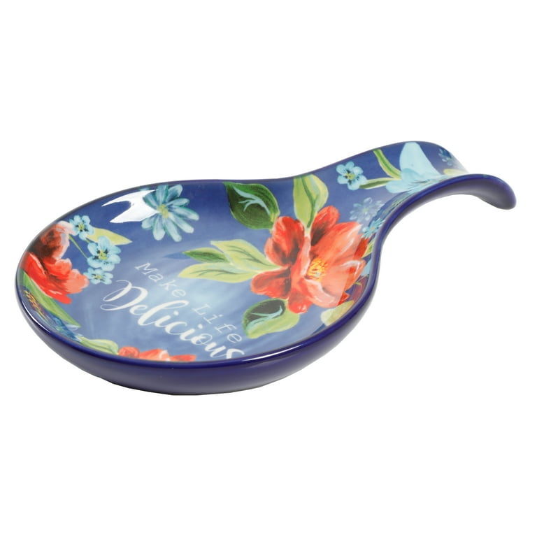 Pers Floral Spoon Rest 