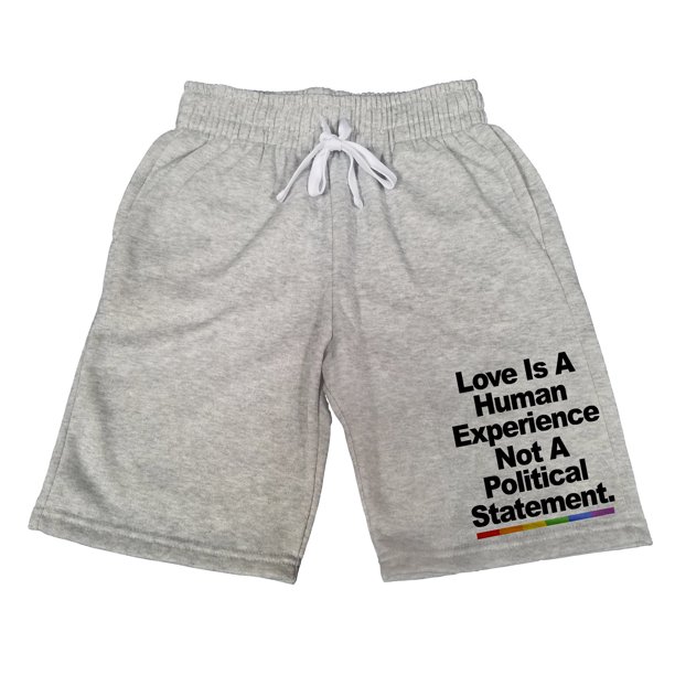 gray fleece shorts