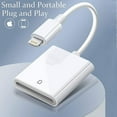 thumbnail image 4 of Lightning To Sd Card Camera Reader Adapter For Iphone Ipad Camera Trail Game Camera Card Viewer Reader For Iphone Mini,no App Needed-plug And Pl, 4 of 4