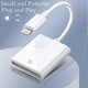 thumbnail image 4 of Para Apple Lightning a lector de tarjetas SD Adaptador Plug and Play para Iphone Ipad TUNC Sencillez, 4 of 5