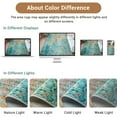 thumbnail image 6 of NewBuros 2'x10' Washable Runner Rugs for Hallway, Modern Abstract Low Pile Soft Non-Slip Indoor Runner Rugs for Kitchen Entryway, Dark Black Gold, 6 of 9