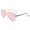 Gold Frame Cherry Blossom Pink, variant on 2026 Fashionable UV-Protective Women's Sunglasses with Metal Pattern, Aviator Polarized Sunglasses for Men