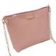 thumbnail image 1 of Bolso bandolera de un solo hombro con textura elegante color rosa, 1 of 5
