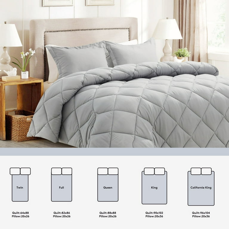 Grey twin comforter walmart 2025