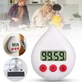 thumbnail image 2 of 1Pcs Cxui Countdown Timer, Digital Kitchen Timer with Suction Cup & Magnet for Cooking Baking Studying, Loud Alarm & Easy Read Display (3X3In, White), 2 of 9