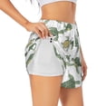 thumbnail image 2 of Disketp Cute Turtle Print Women's Shorts Workout Shorts for Athletic Gym Running Shorts with Phone Pockets X-Large, 2 of 8