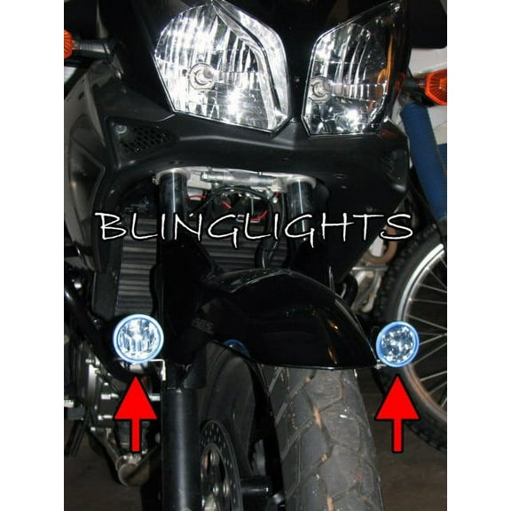 For Suzuki V-Strom VStrom DL1000 KLV1000 Xenon Driving Lights Fog Lamps Drivinglights Foglamps Kit