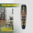 thumbnail image 5 of Wooden Mask Wall Hanging Solid Wood Carving Painted Decor Bar Home Decorations African Totem Crafts B New, 5 of 6