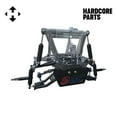 thumbnail image 3 of Hardcore Parts 4” Heavy Duty Double A-Arm Suspension Lift Kit for YAMAHA Drive G29 Golf Cart with 12" Black 'Storm Trooper' Wheels and 20"x10"-12" STINGER On-Road/Off-Road All-Terrain tires, 3 of 5