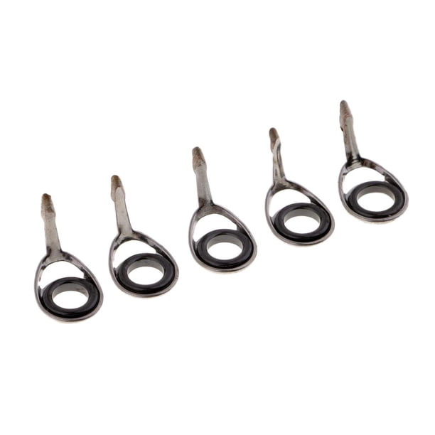 Kit de reparación de 5 guías de caña de pescar con anillo SIC para armar cañas de pescar. 4 mm