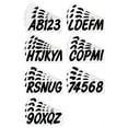 thumbnail image 3 of Hardline BLK400EC Series 400 Registration Kit, Smooth Cursive Font, Solid Black, 3 of 3