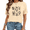 1-Apricot, variant on Women's Abstract Colorful Daisy Floral Brush Stroke Graphic Short Sleeve Crew Neck Daily Casual Wear Tops