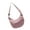 Pink, variant on Crescents Bag Crossbody Bag Slings Bag Purses for Women Men Trendy Slouchy Dumpling Bags Half Moon Shape Shoulder Bag