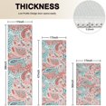 thumbnail image 4 of Pink Paisley and Floral Pattern Kitchen Rugs Sets Of 3,Kitchen Runner Rugs Non Skid Washable,Decorative Kitchen Floor Mats for Kitchen,Sink,Laundry,17"x30"+ 17"x47" + 17"x59", 4 of 6