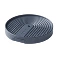 thumbnail image 1 of S SERENABLE Plateau de Drainage Intégré Rouleau pour Plantes pour Salon Gris 13 Pouces, 1 of 9