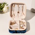 thumbnail image 6 of Owl Travel Portable Square Jewelry Display and Decorative Box with Bracelet Holder - Ideal for Rings, Earrings, Necklaces, Bracelets, and More - Suitable for Girls and Women, 6 of 6