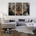 thumbnail image 2 of ARTCANVAS Macro Fly Home decor Canvas Art Print - Size: 60" x 40" (1.50" Deep) (3-Piece), 2 of 9