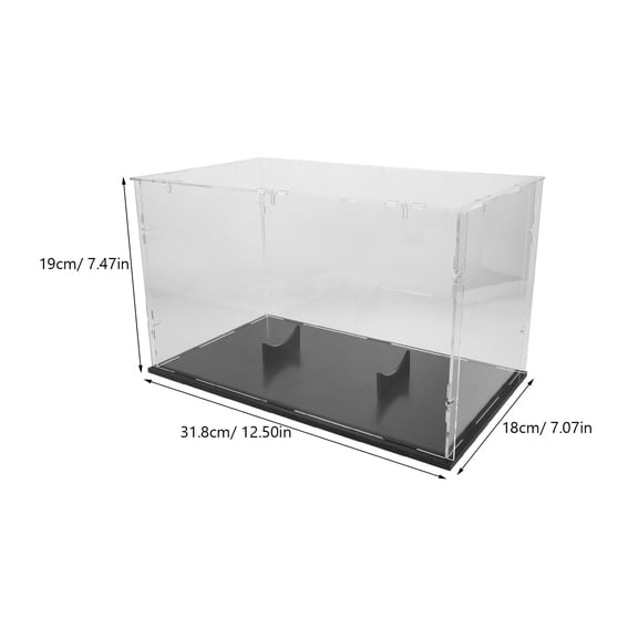 NICEXMAS Football Display Case Clear Acrylic Storage Organizer 1Pack