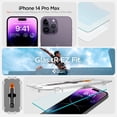 thumbnail image 2 of Protector de pantalla Spigen Glastr EZ FIT para iPhone 14 Pro Max, 2 of 7