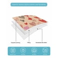 thumbnail image 4 of Twin Quilt Bedding Set, Valentines Love Heart Reversible Summer Quilt 3 Pieces, Romantic Red Black Lightweight Bedspreads Coverlets with 2 Pillow Shams for All Seasons, 4 of 5