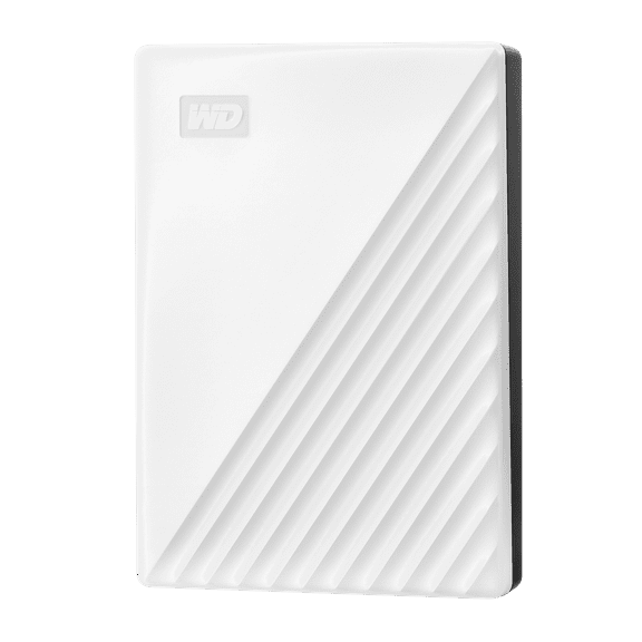 Western Digital 5TB WD My Passport, Portable External Hard Drive HDD, White - WDBPKJ0050BWT-WESN