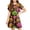 Green, variant on Grblisyd Halloween Girls Summer Dress Fashion Ruffle Short Sleeve Dresses Cute Ghost Pumpkin Print Crew Neck A-Line Dress