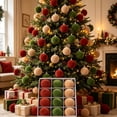 thumbnail image 7 of Dmlowu 12Pcs Christmas Ball Ornaments, Shatterproof Colorful Hanging Christmas Ornaments for Xmas Tree, Christmas Decorations for Indoor Outdoor Wedding Party, 7 of 7