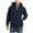 Navy, variant on Men’s Pullover Hooded Sweatshirt with Half Zip Front Kangaroo Pocket and Adjustable Drawstring Hood Casual Fit Black L