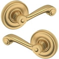 thumbnail image 6 of Baldwin 5103.Fd 5103 Non-Turning Two-Sided Dummy Door Lever Set - Brass, 6 of 7
