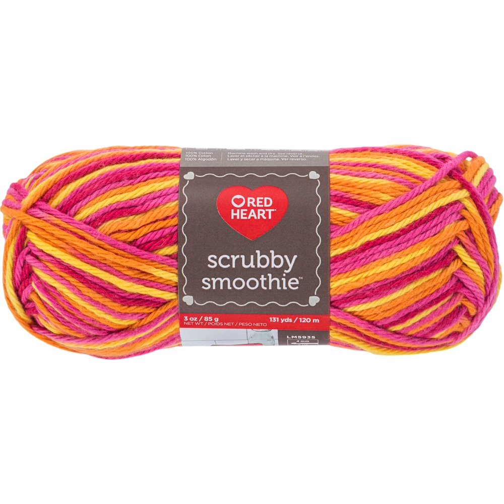 Red Heart Scrubby Smoothie YarnZesty